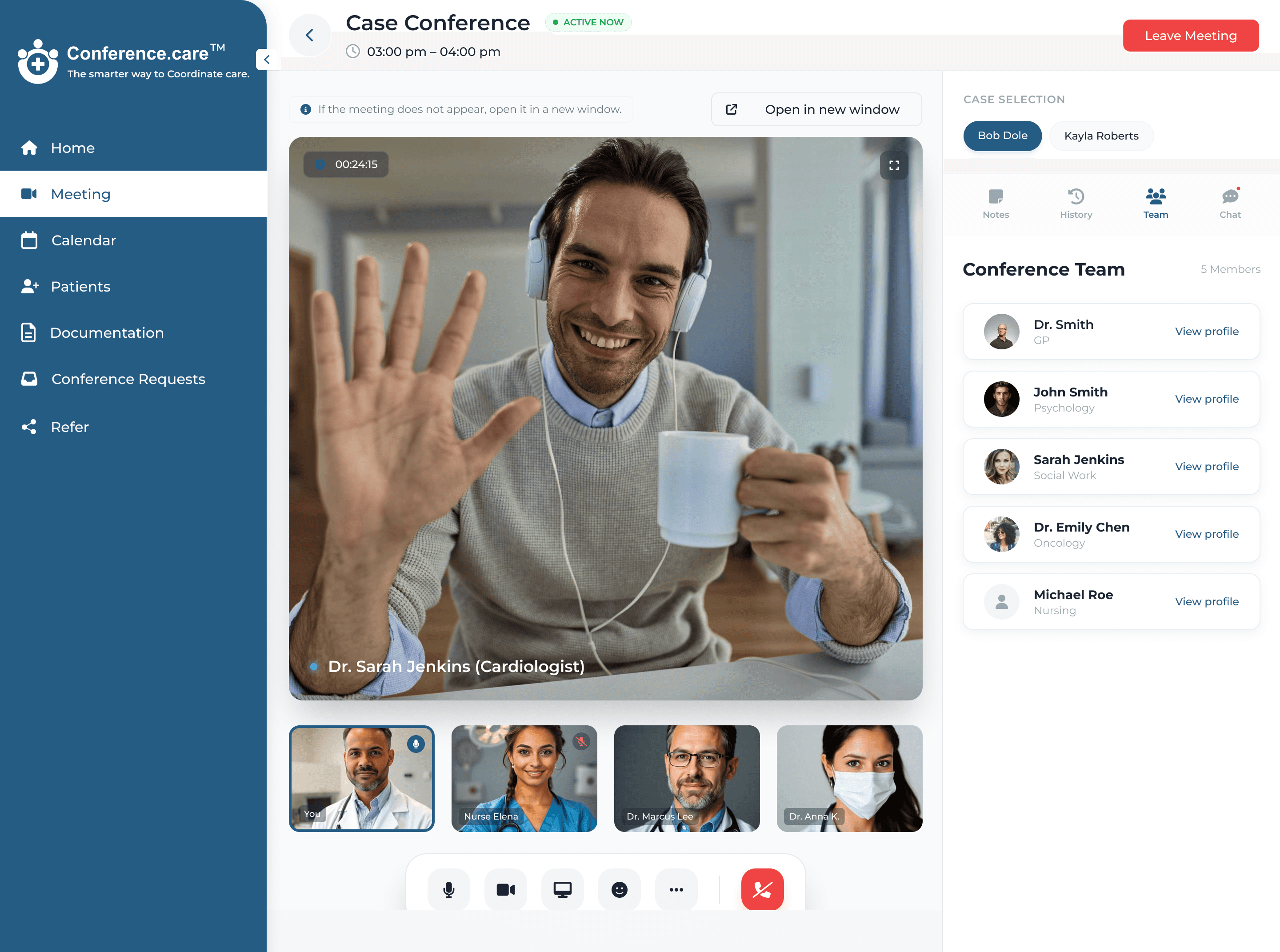 An image of Dreelio's dashboard