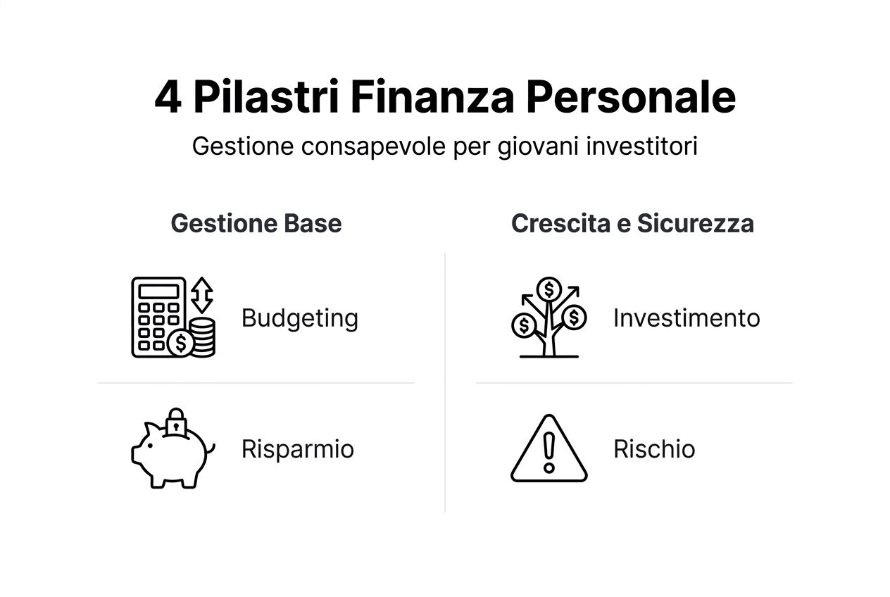 Infografica: le basi della gestione finanziaria personale