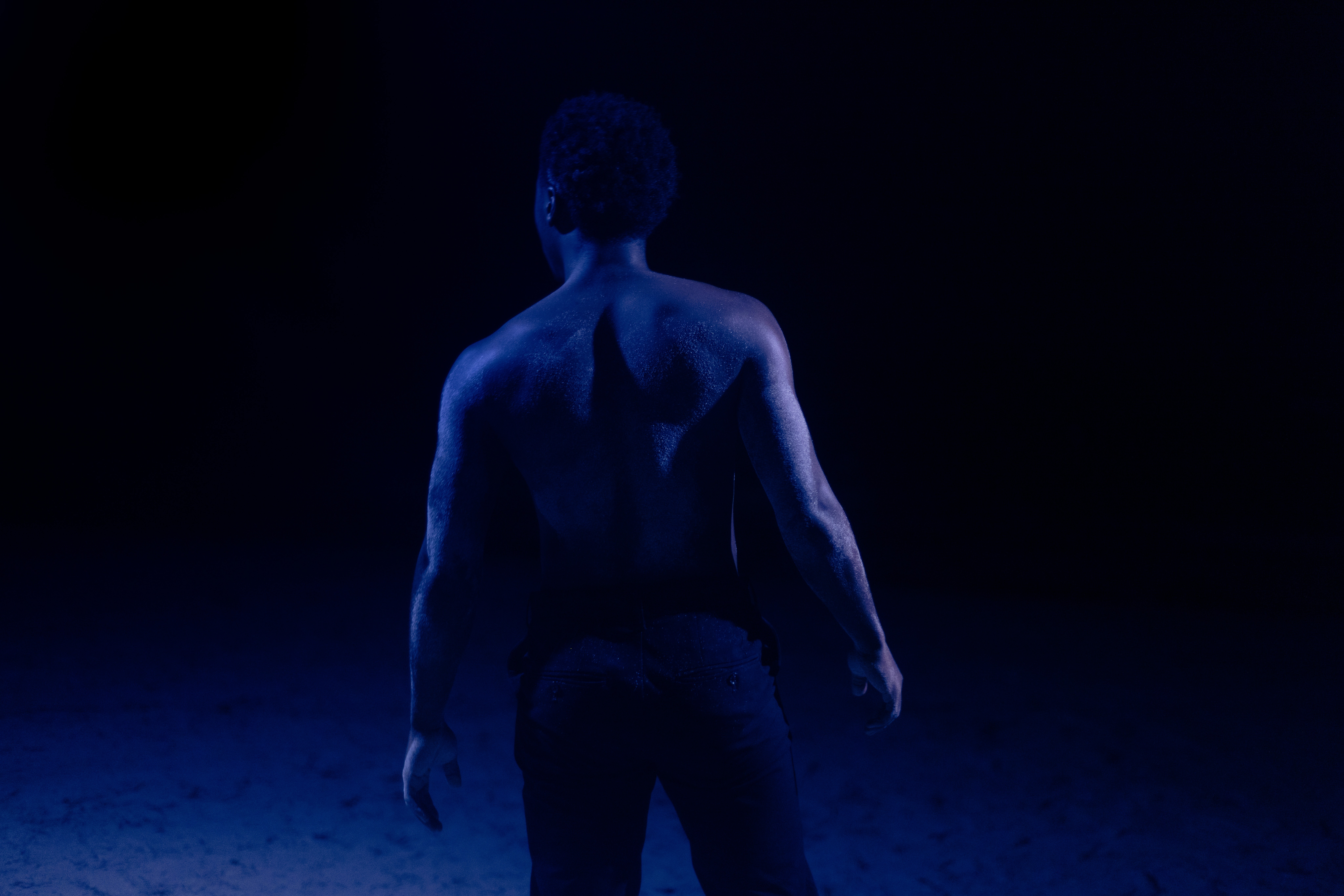 A Black male model