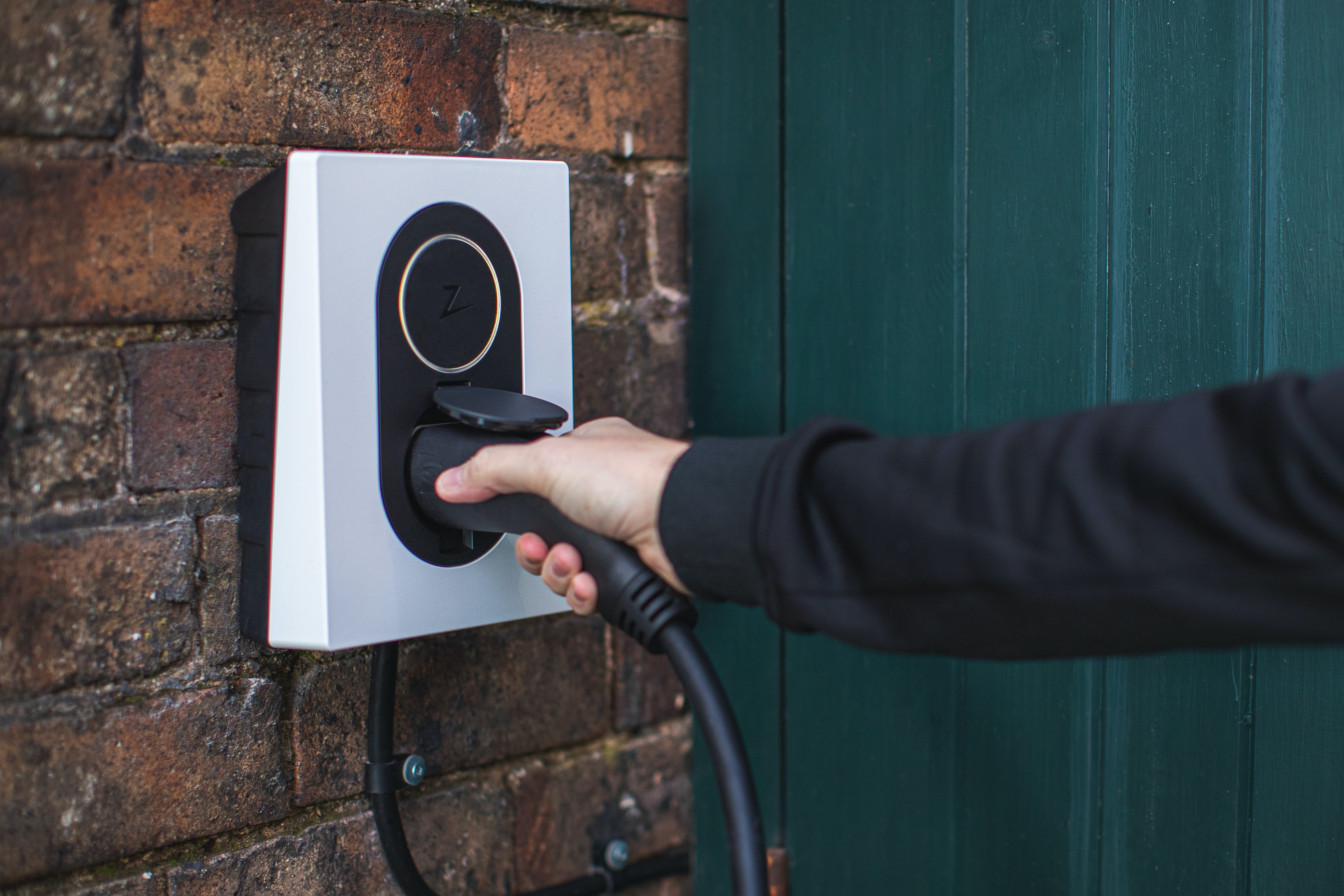 EV charger fitted to a home in kent 