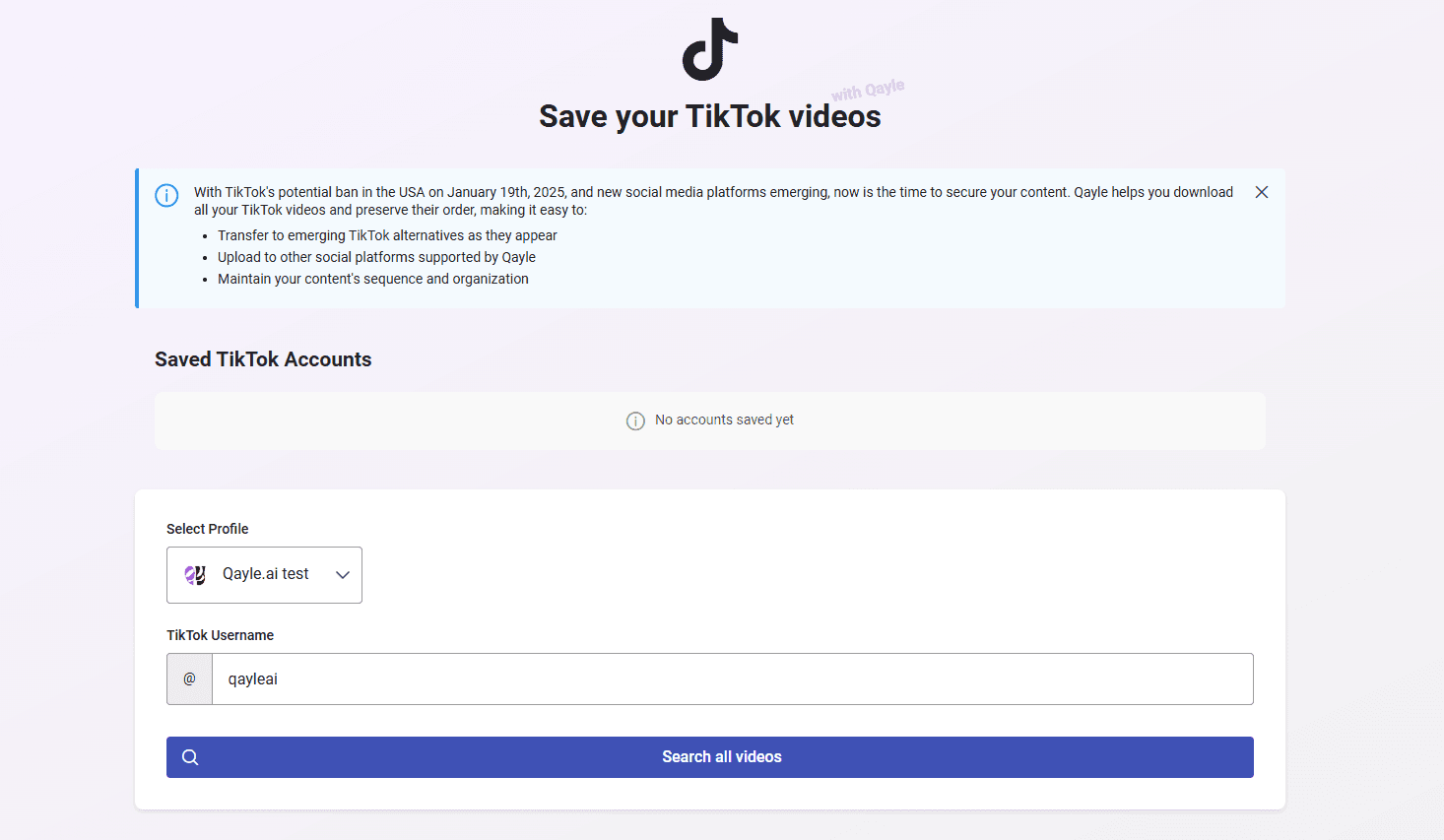 Tiktok save videos