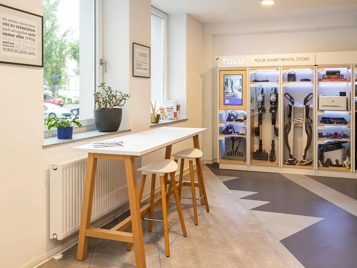 On-site rental store in student accommodation in Darmstadt with household and lifestyle equipment