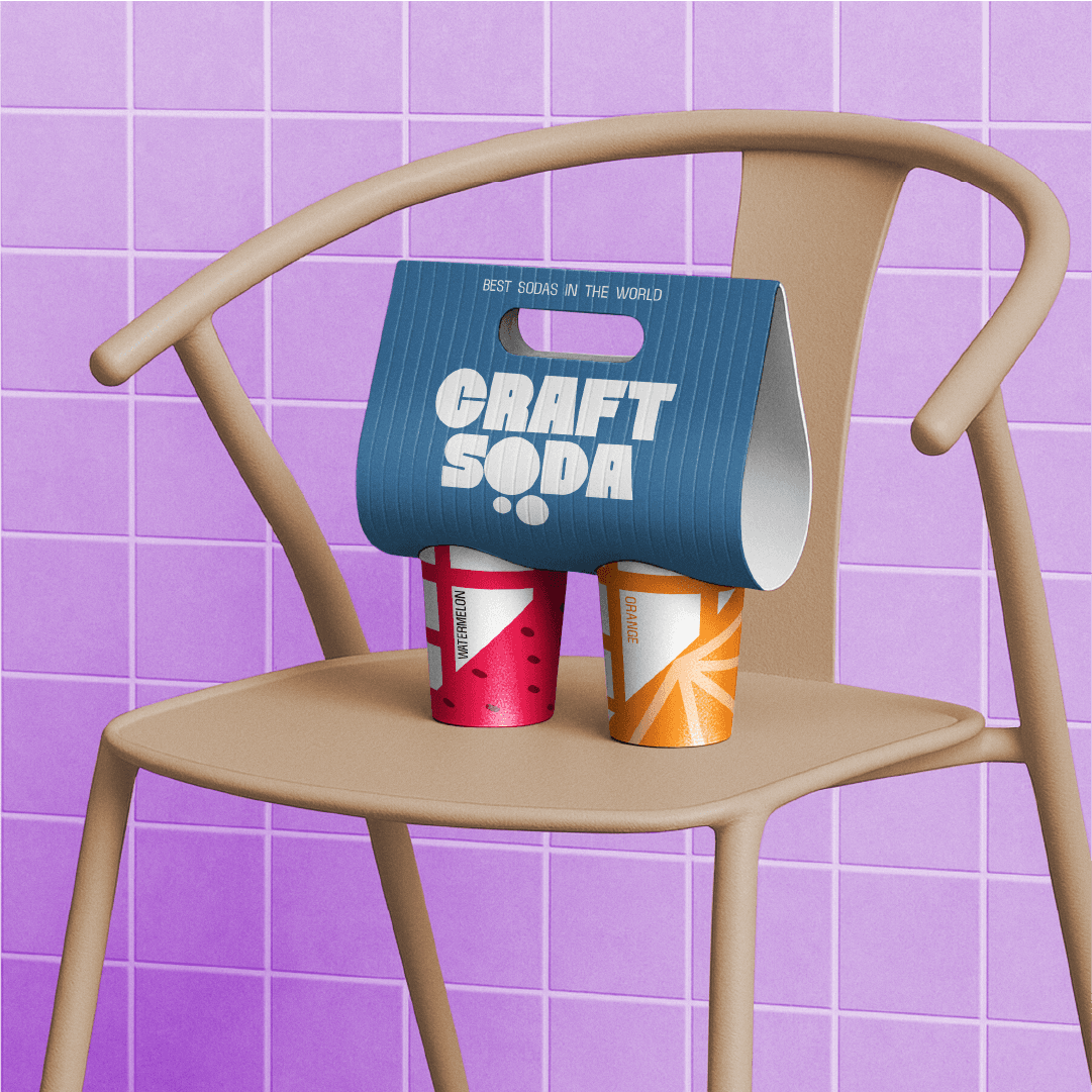 White branded cap with turquoise logo placed on fresh lemons in a red bowl