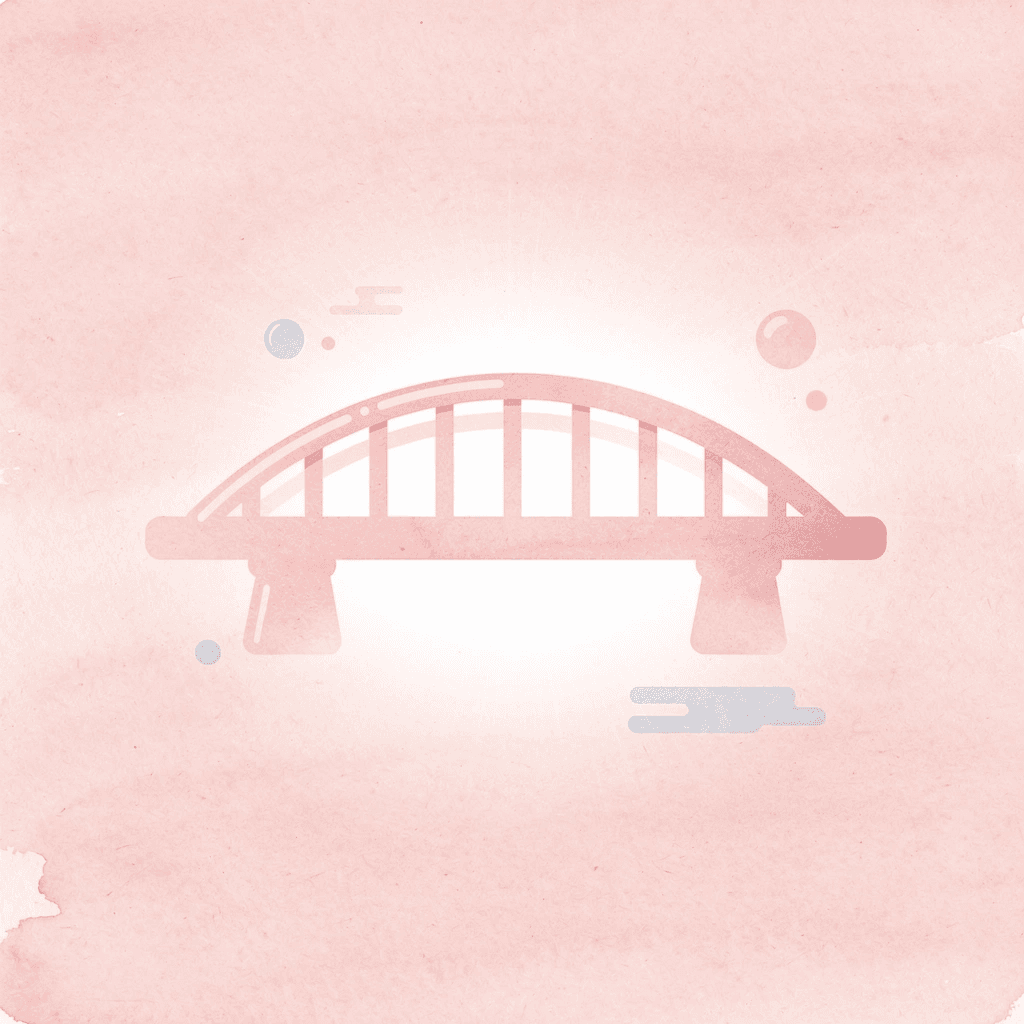 Bridge icon representing Modern Standard Arabic as a formal communication bridge