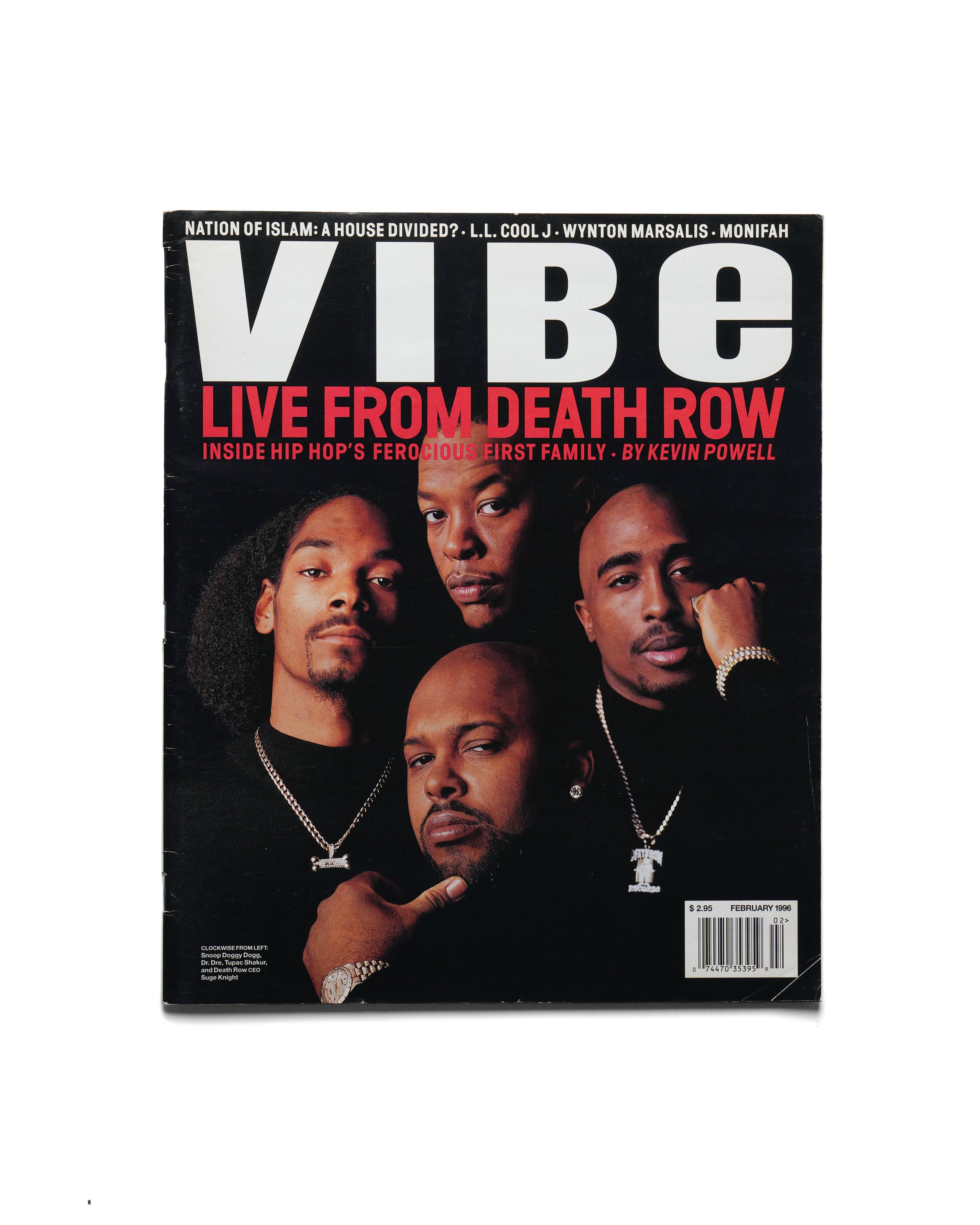 VIBE - February 1996 - Front Cover