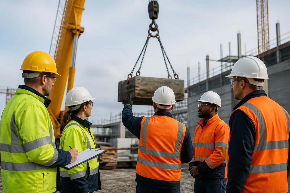 Safe lifting operation planning