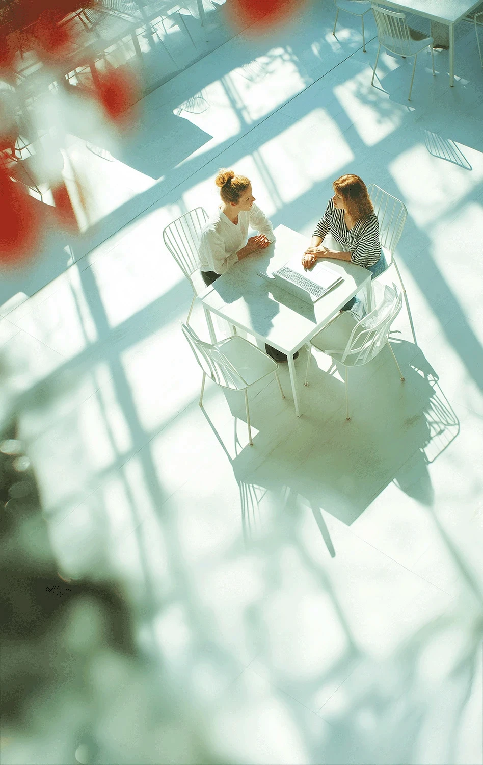 Girl is sitting on a gate