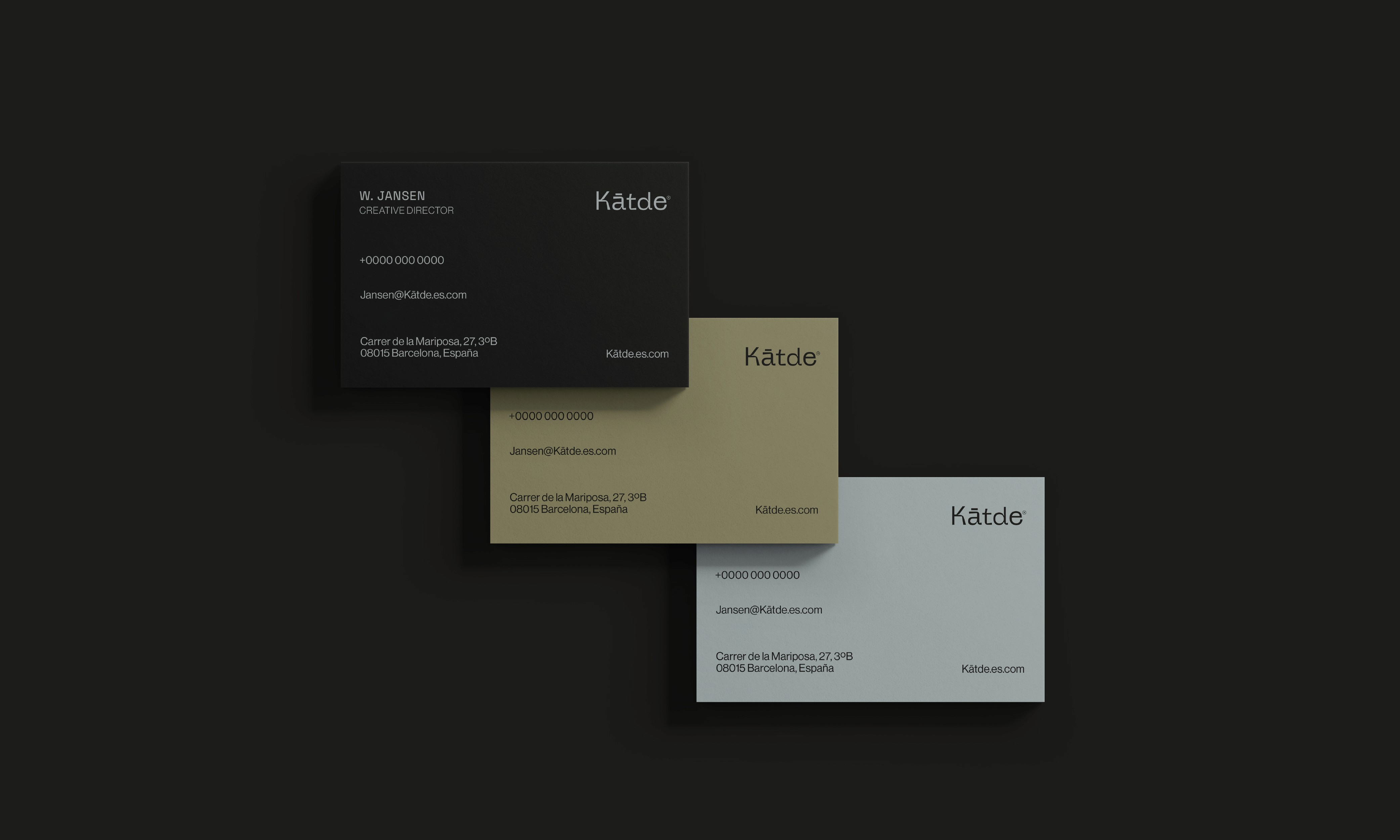 home decor business card design