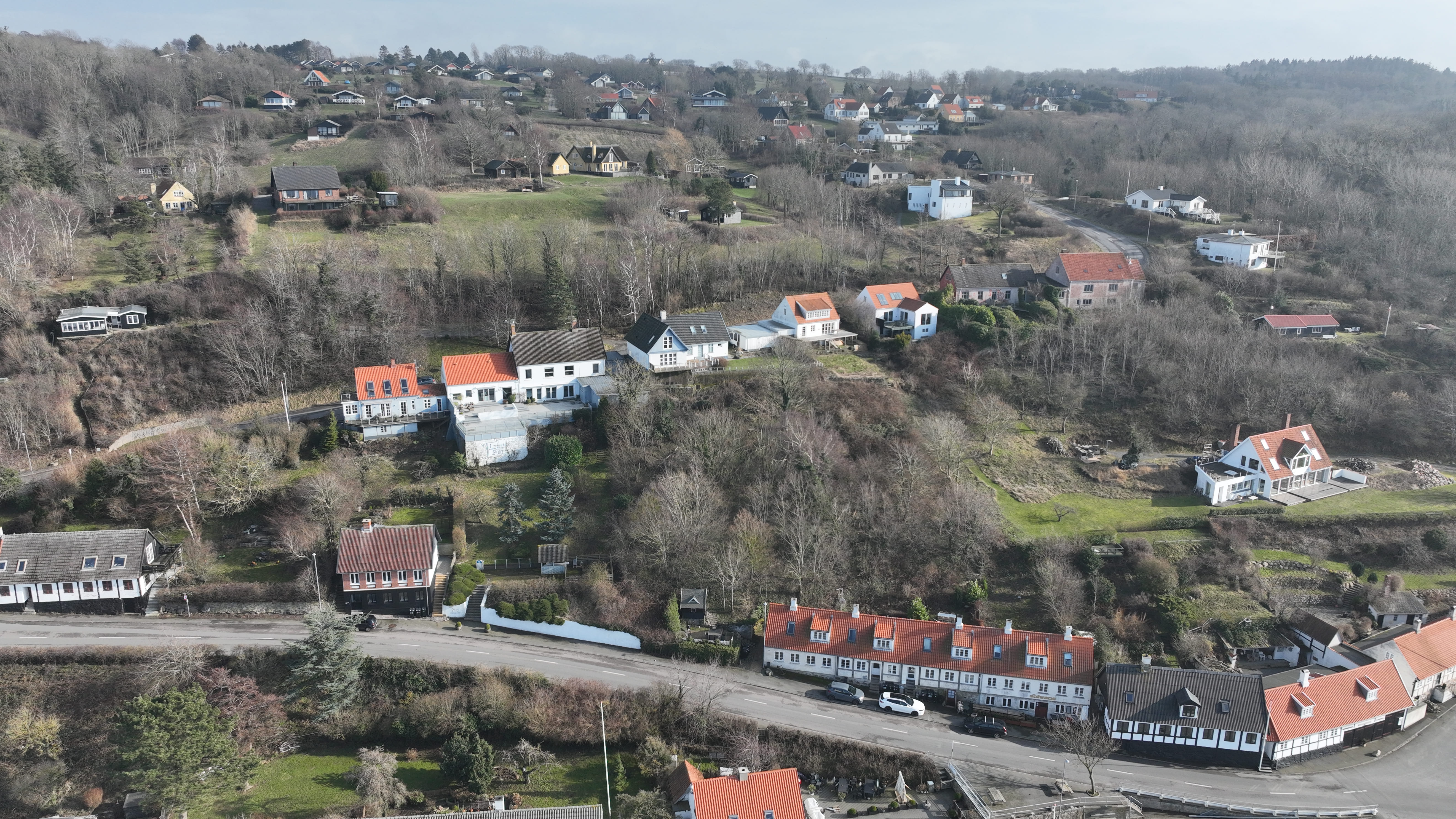 a blue square object on a wooden surface