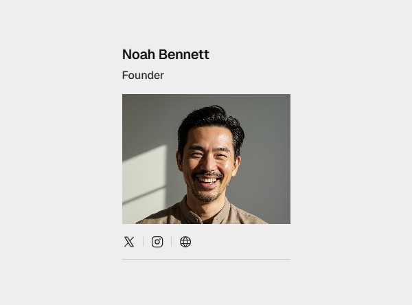 Framer Team Card Component