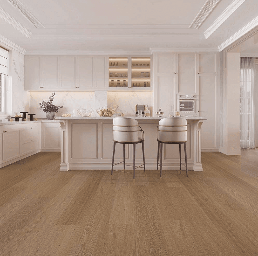 Modern hardwood floor renovation