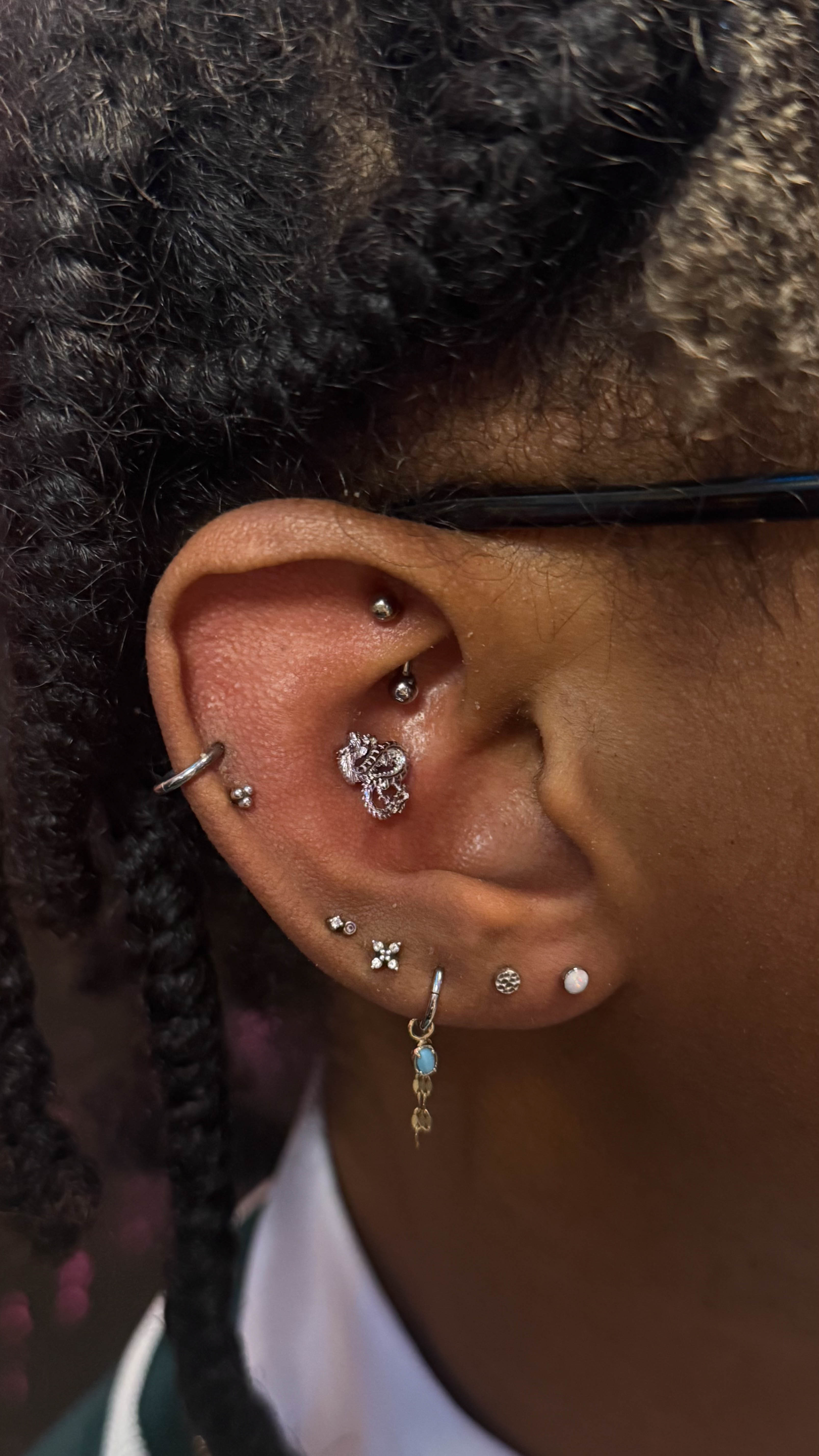 boston piercer, ear piercing, newton piercing, ear curation, piercings