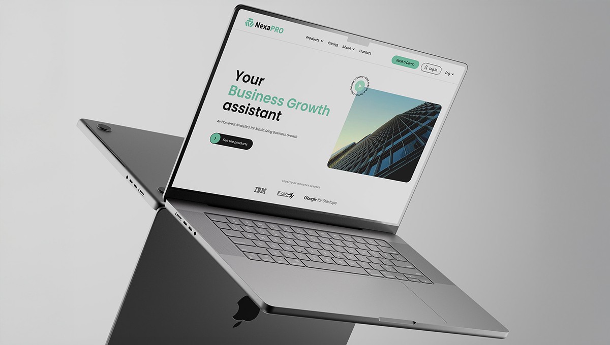 Family standing in a lush green field with tractor.