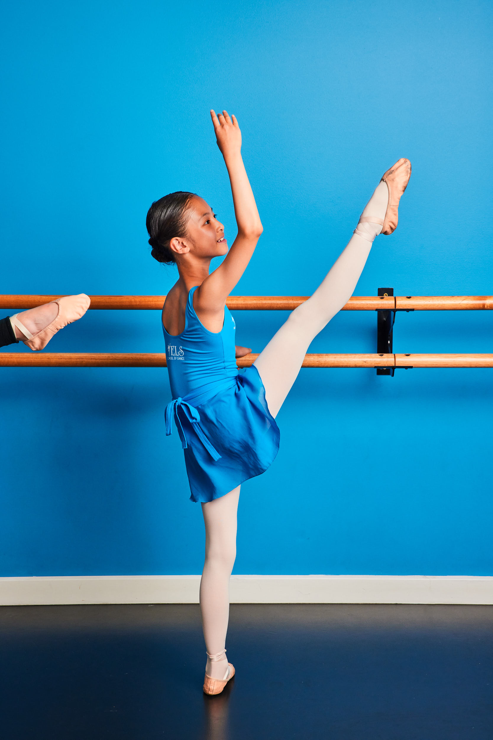 ballet dancer at the barre