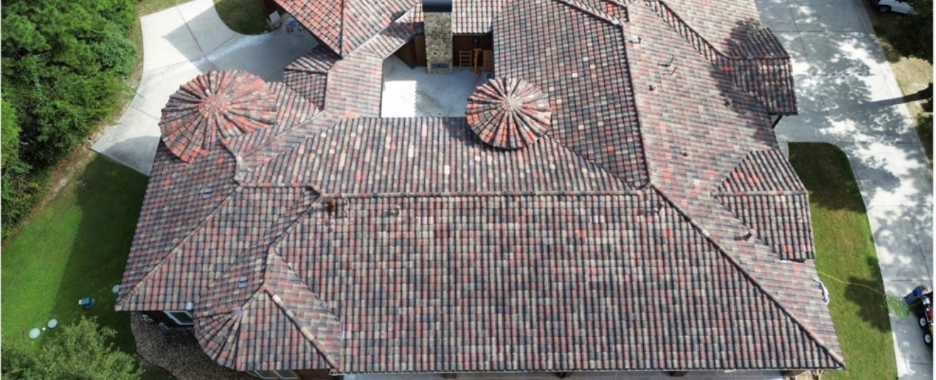 Roof Cleaning before