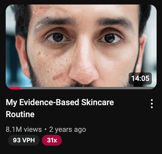 Ali Abdaal transformation thumbnail