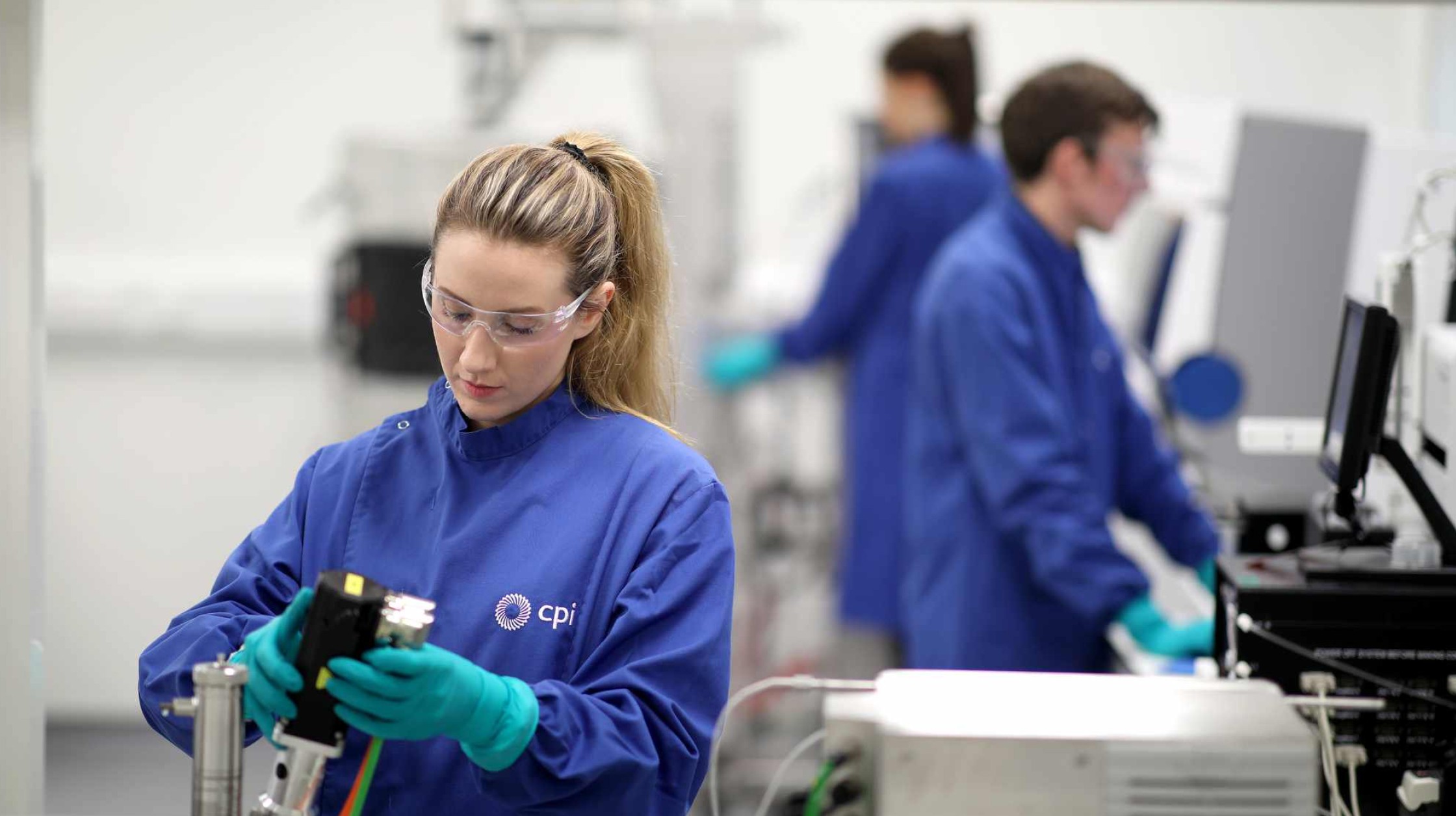 A Photo of Scientists in a Lab at CPI