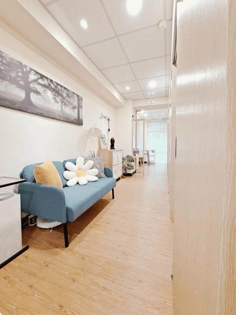 Modern hospital room