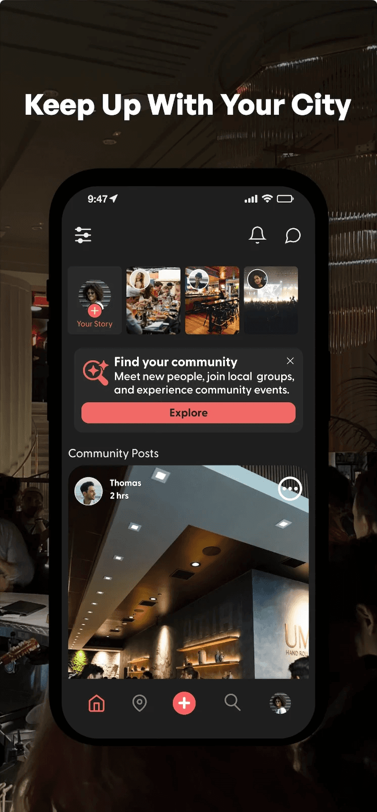 Three frames to show the UI of Pinterest's New Feature UI. A person wearing headphones sits at a desk with a large curved monitor displaying graphic design software, surrounded by a laptop, smartphone, and potted plant, creating a modern workspace setup.