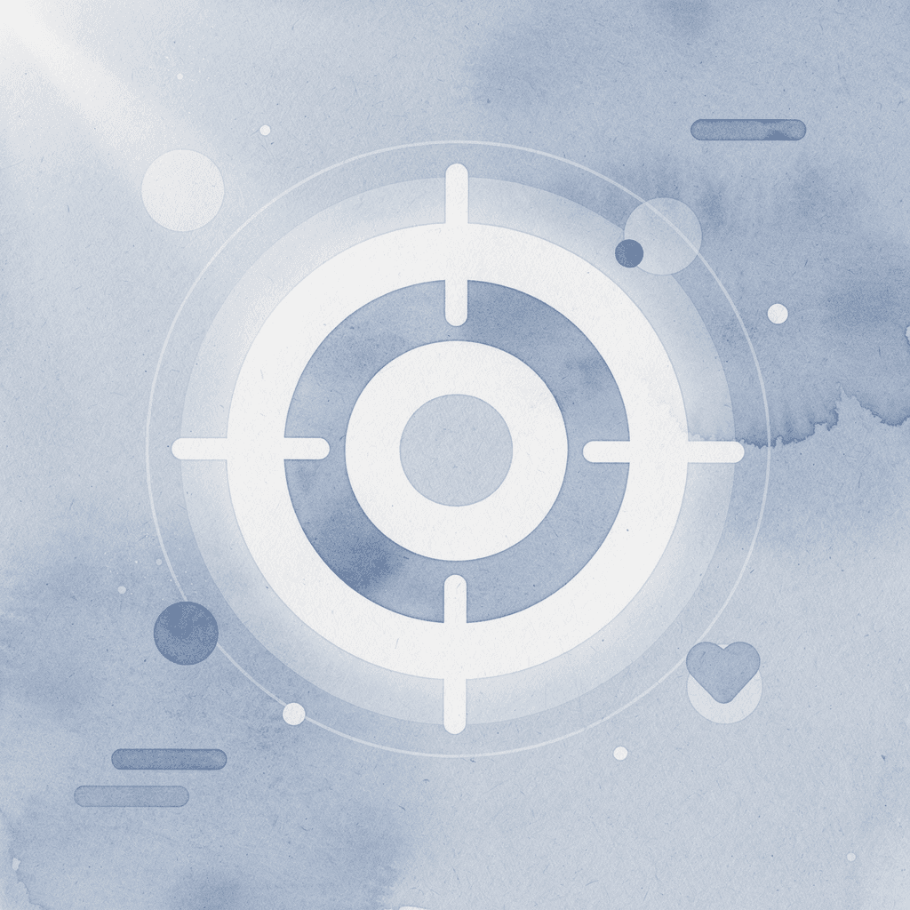 Target icon representing precision and focus in scalping - Scalping Futures