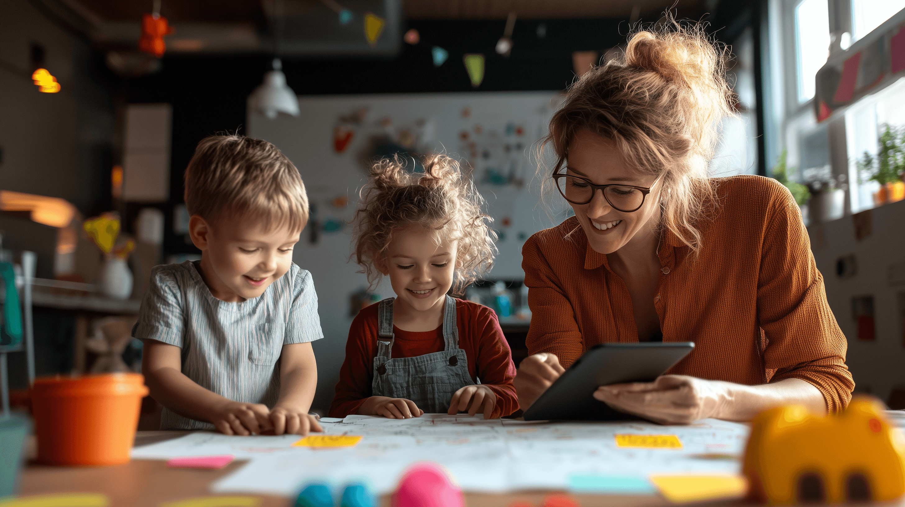 Nanny personal assistant managing household tasks in a welcoming home.