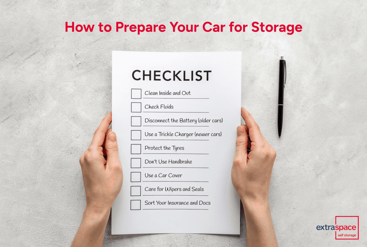 How to prepare your car for storage according to experts.&nbsp;