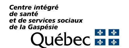 Logo du CIUSSS de la Gaspésie