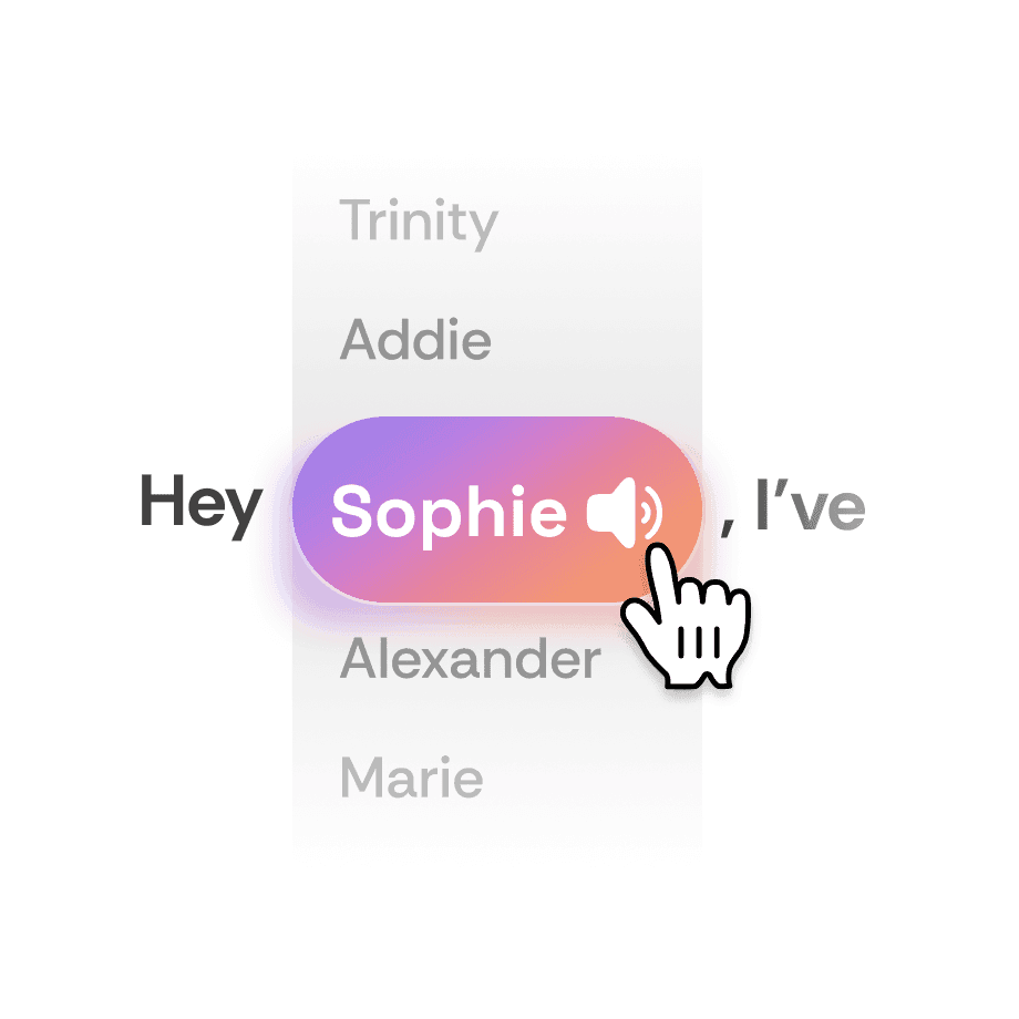 Dynamic Voice Personalisation