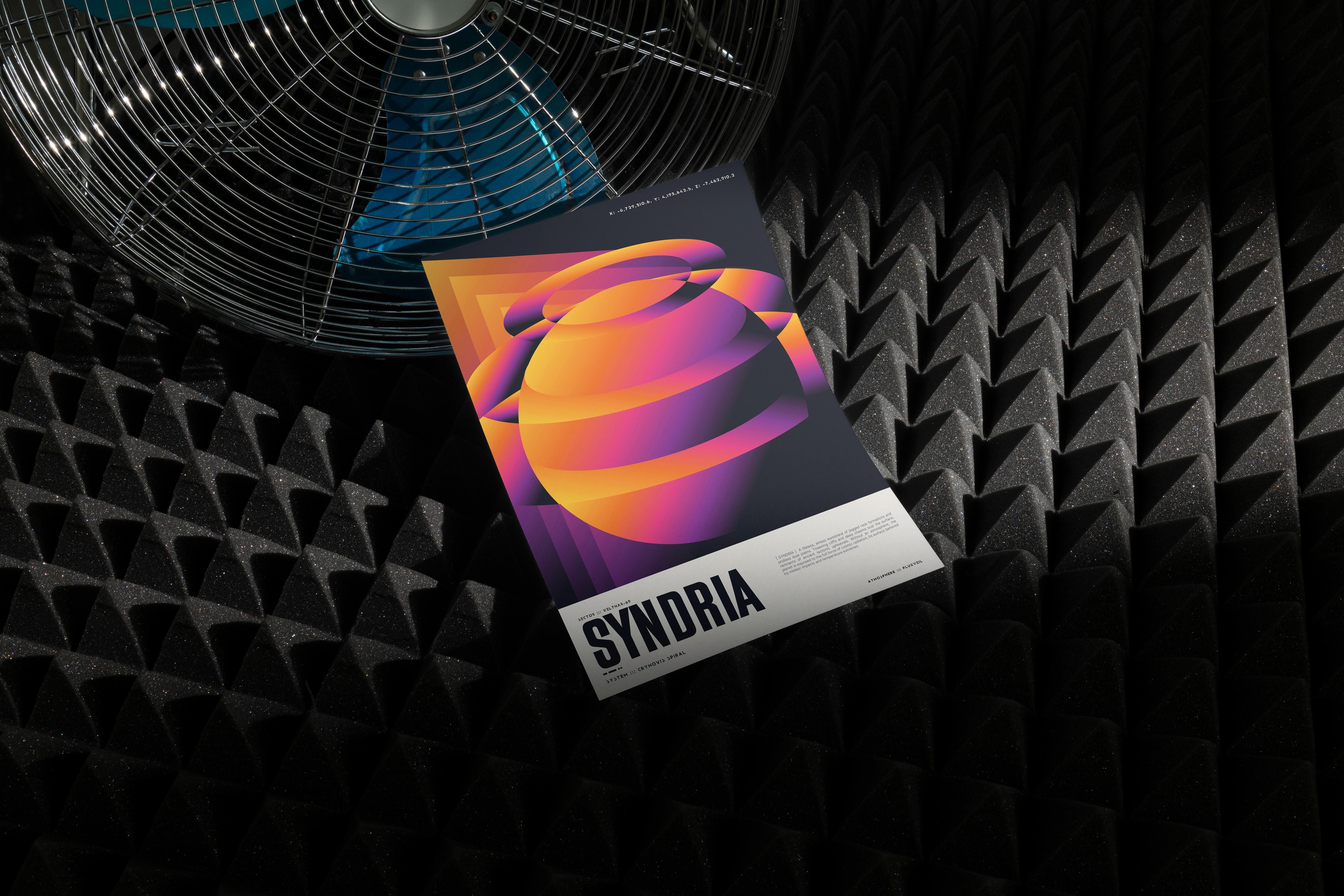 Black and white wave