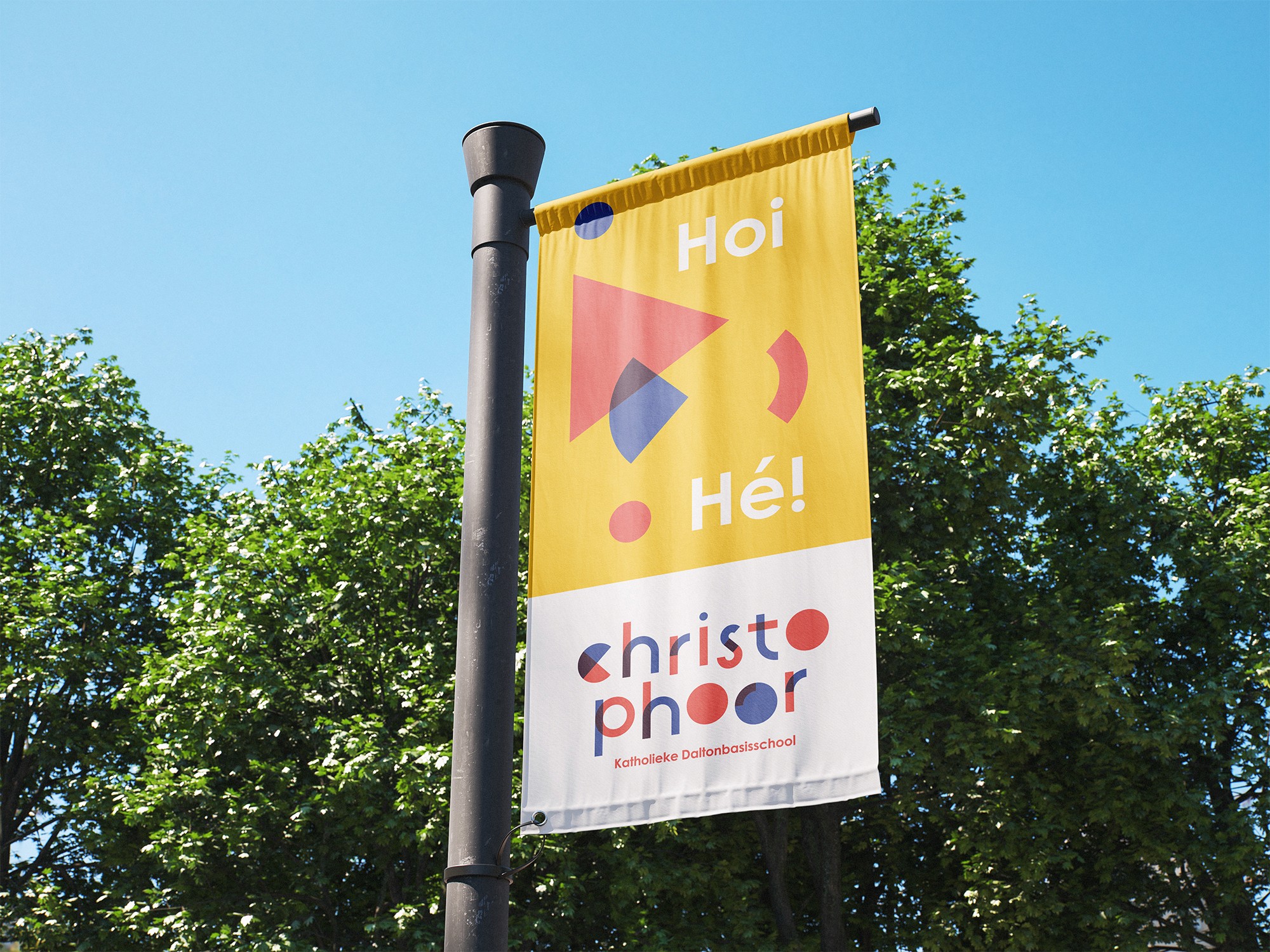 Grafisch ontwerp Christophoor vlag