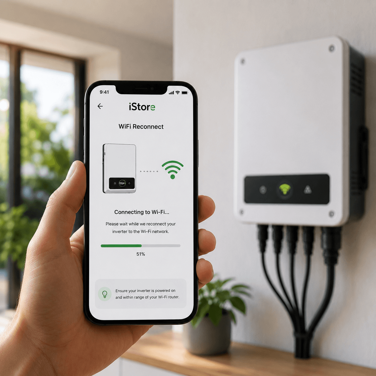 Reconnect iStore WiFi