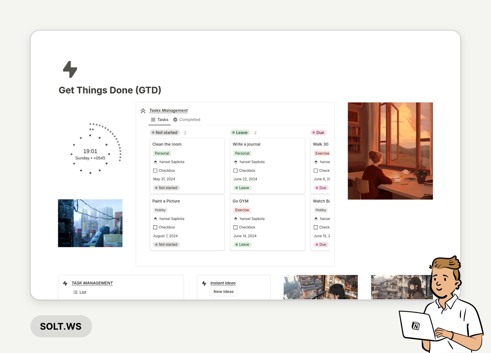 The 15 Best and Free Notion GTD Templates for 2024 (Getting Things Done)