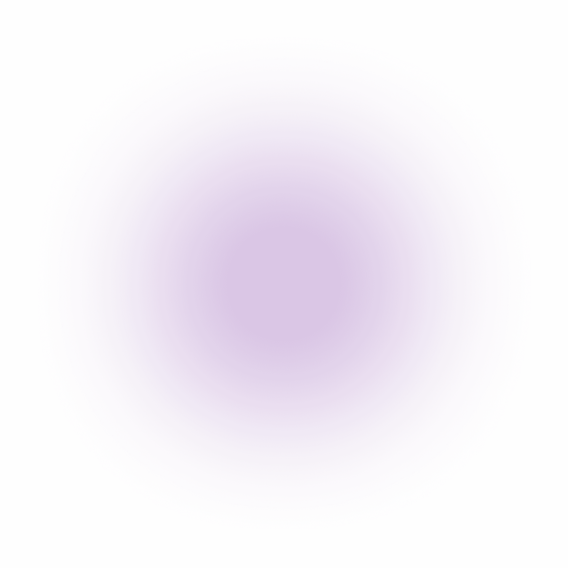 A circular gradient with a soft lilac center fading to edges.