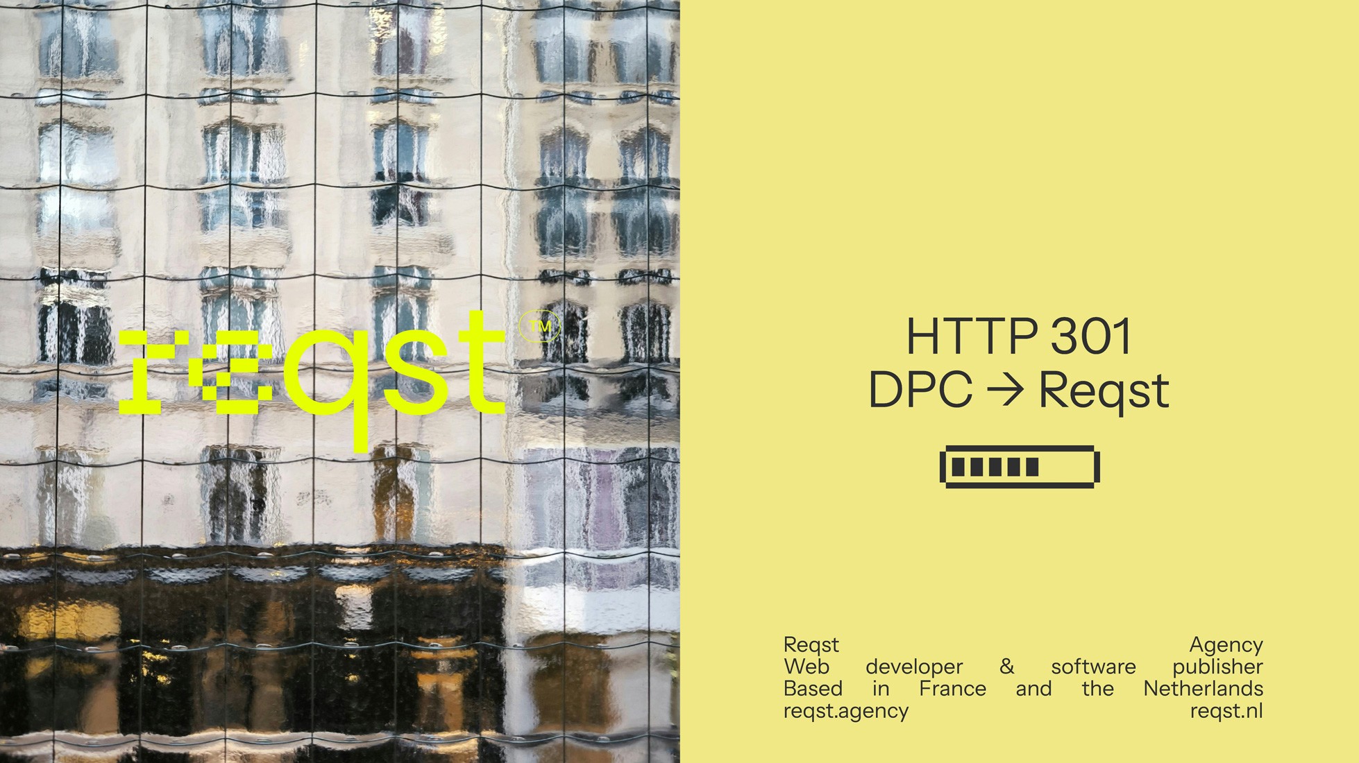 Logo Reqst / HTTP 301 - DPC -> REQST.