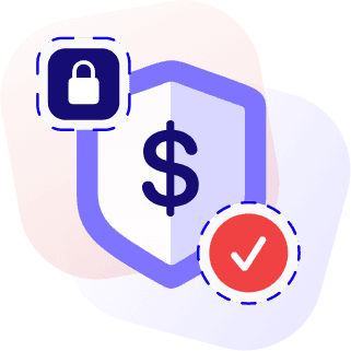 Industry blueprint finance cybersecurity icon