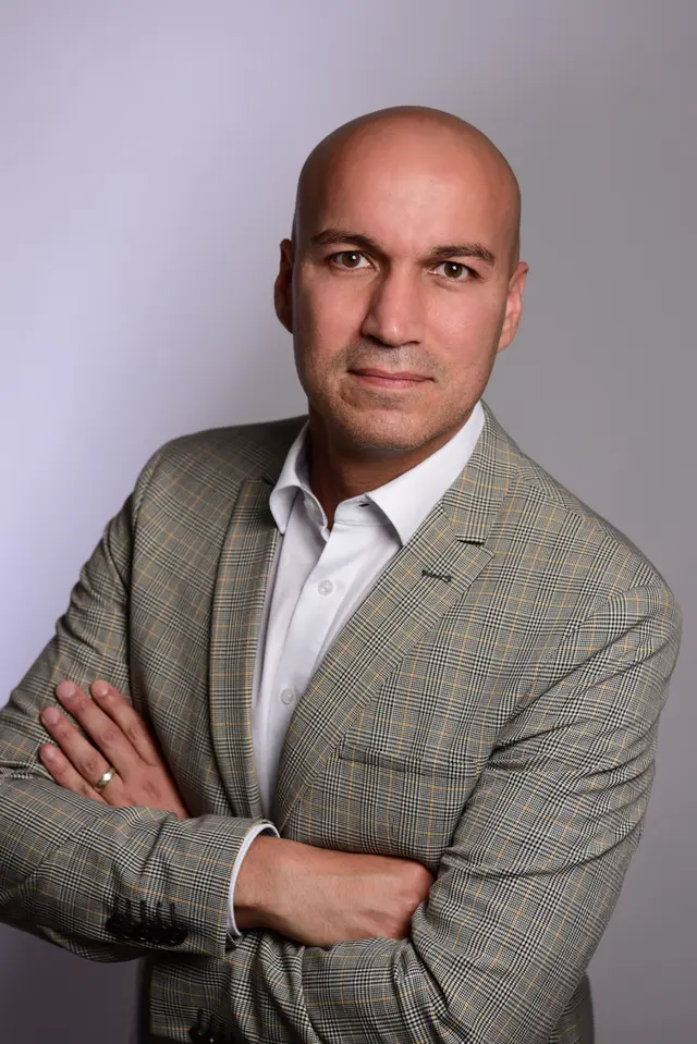 Close-up portrait of a person