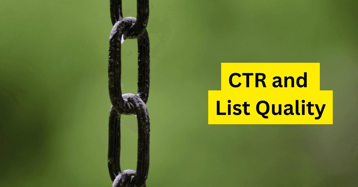 Understanding the Link Between CTR and List Quality