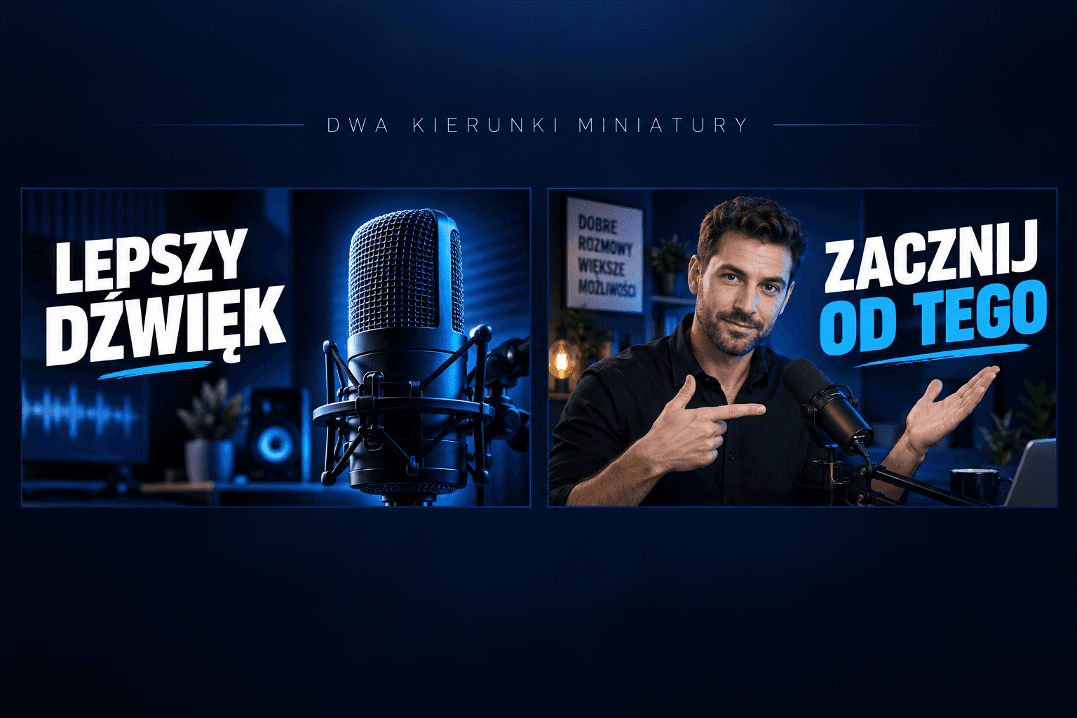 Dwie koncepcje miniatur: LEPSZY DŹWIĘK i ZACZNIJ OD TEGO