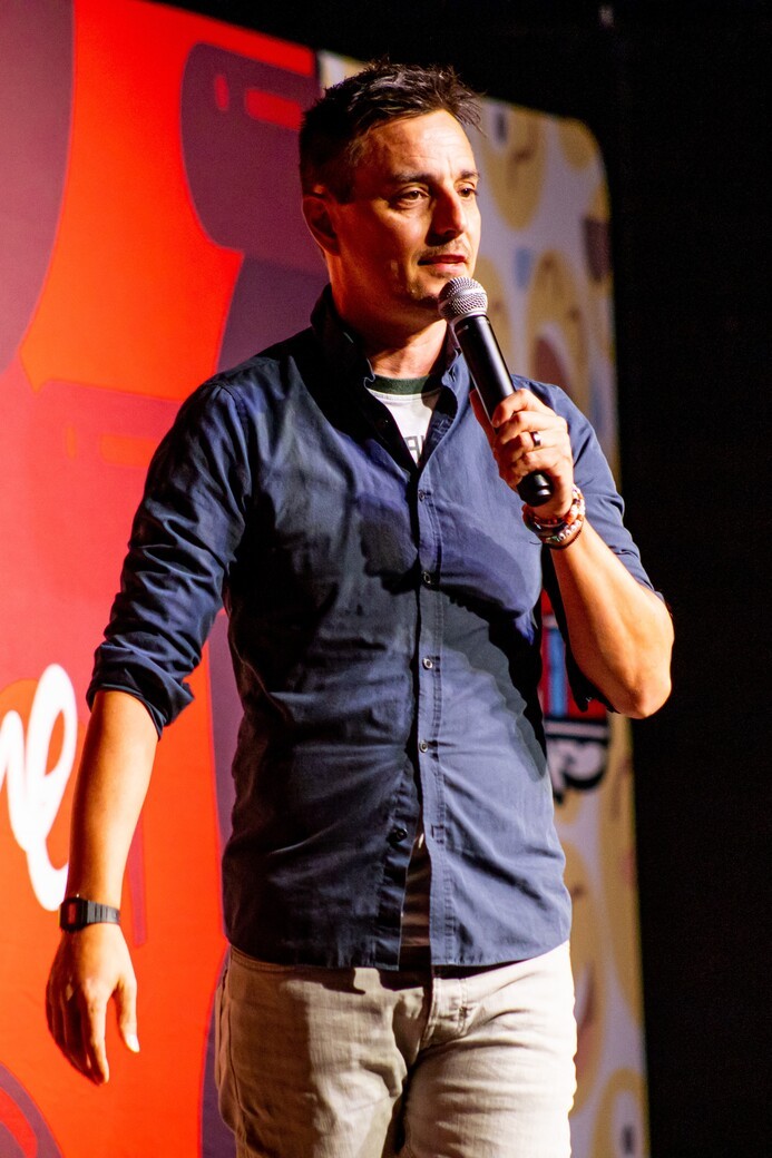 Joe Latham Filling The Room With Laughter