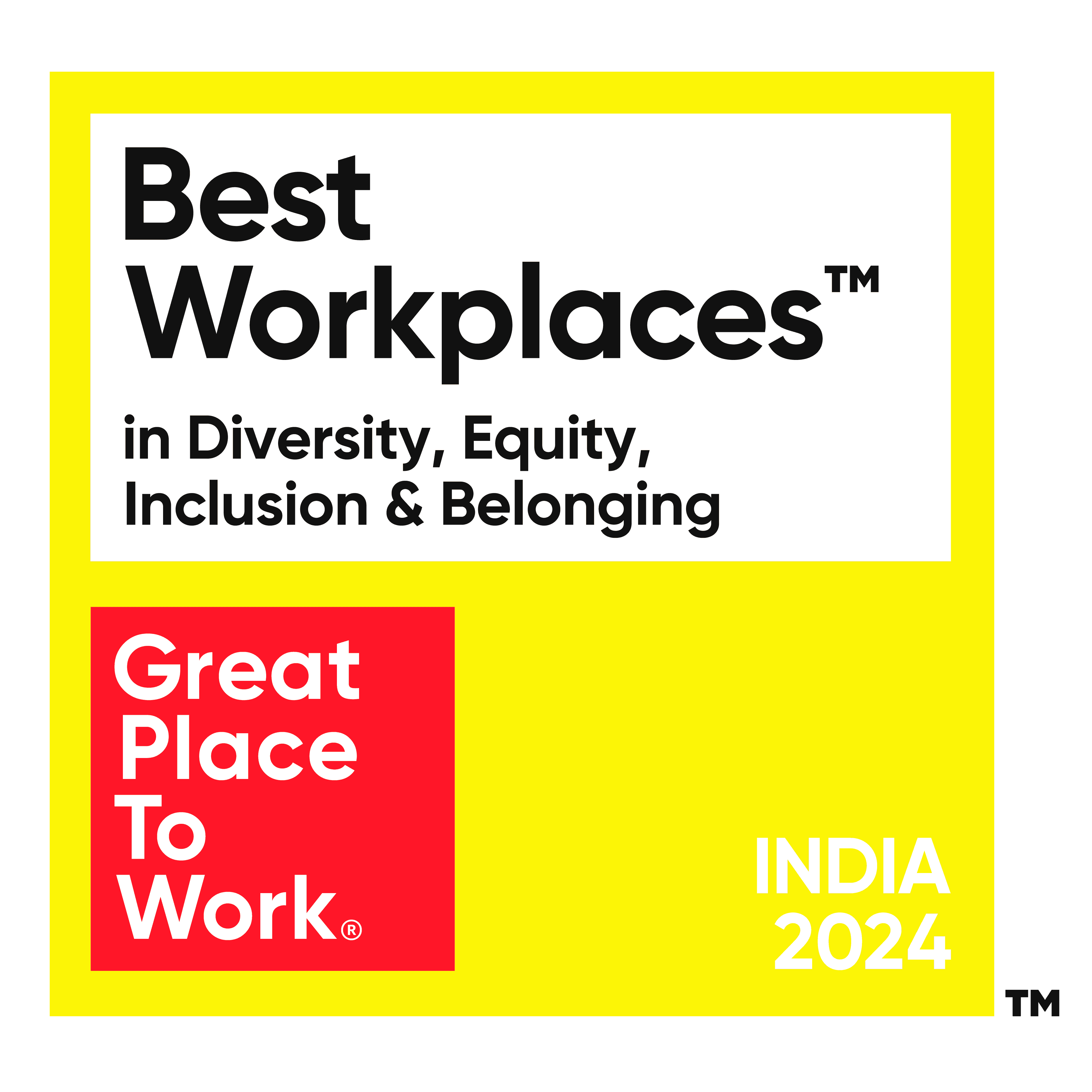 GPTW, Top 25 Best workplaces for DEI, Fractal Analytics, 2024