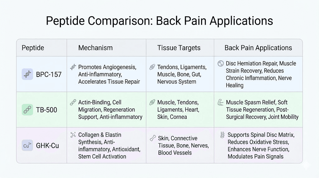 best peptide for back pain