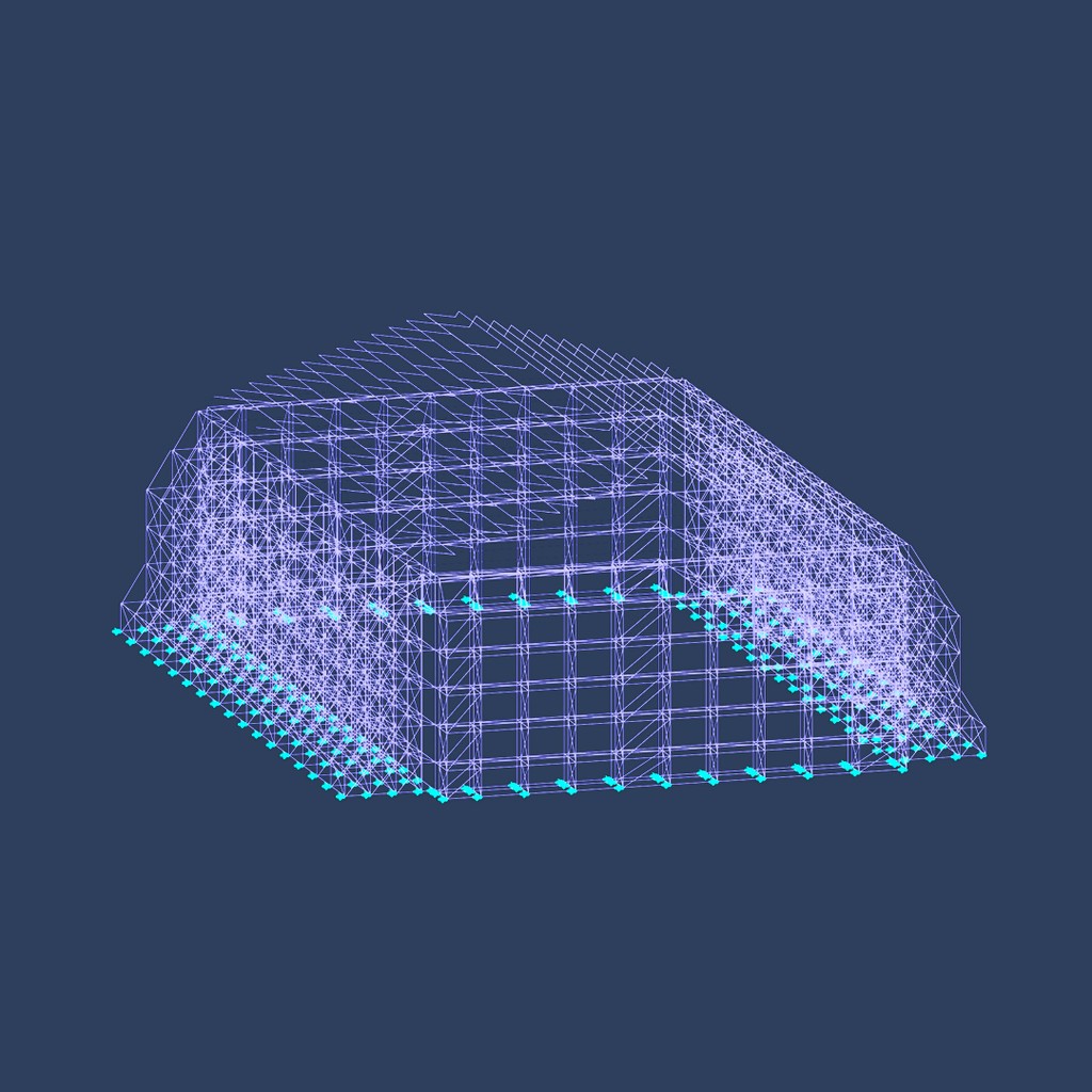Temporary roof system made in Scaffcalc