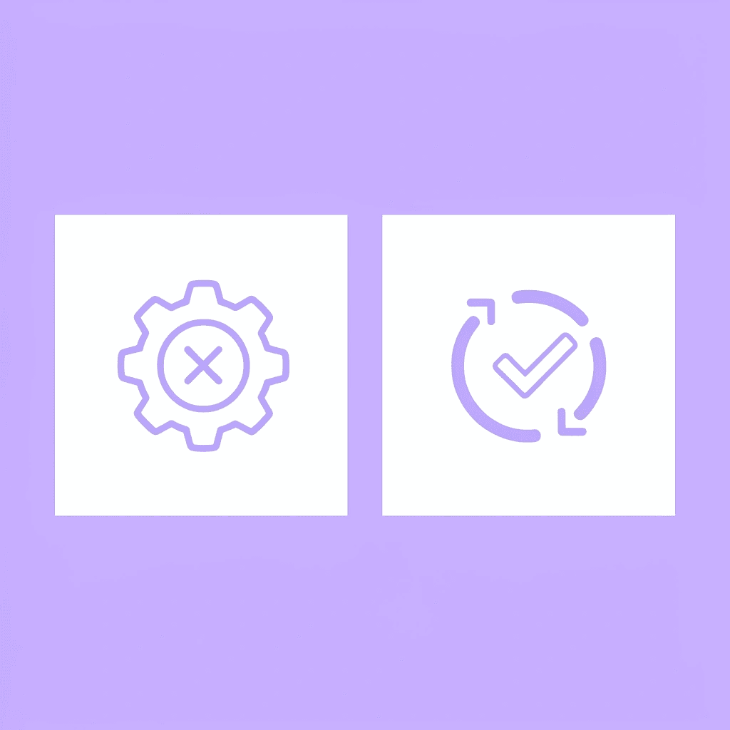 Before and after comparison showing reduction of coordination overhead through AI agents