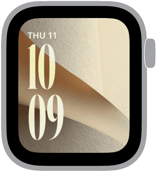 An Apple Watch face from the quiet interval collection