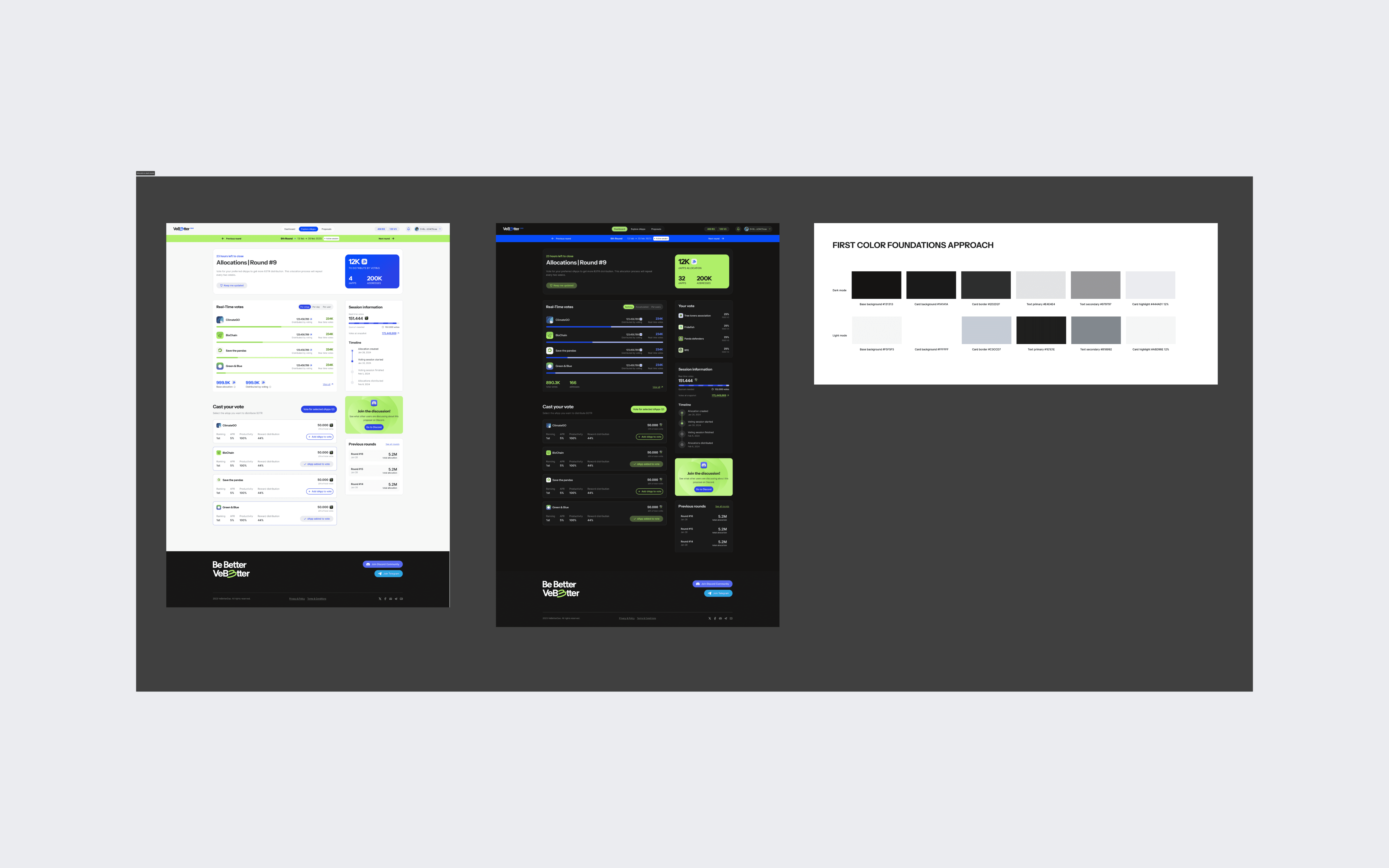 Dark Theme exploration
