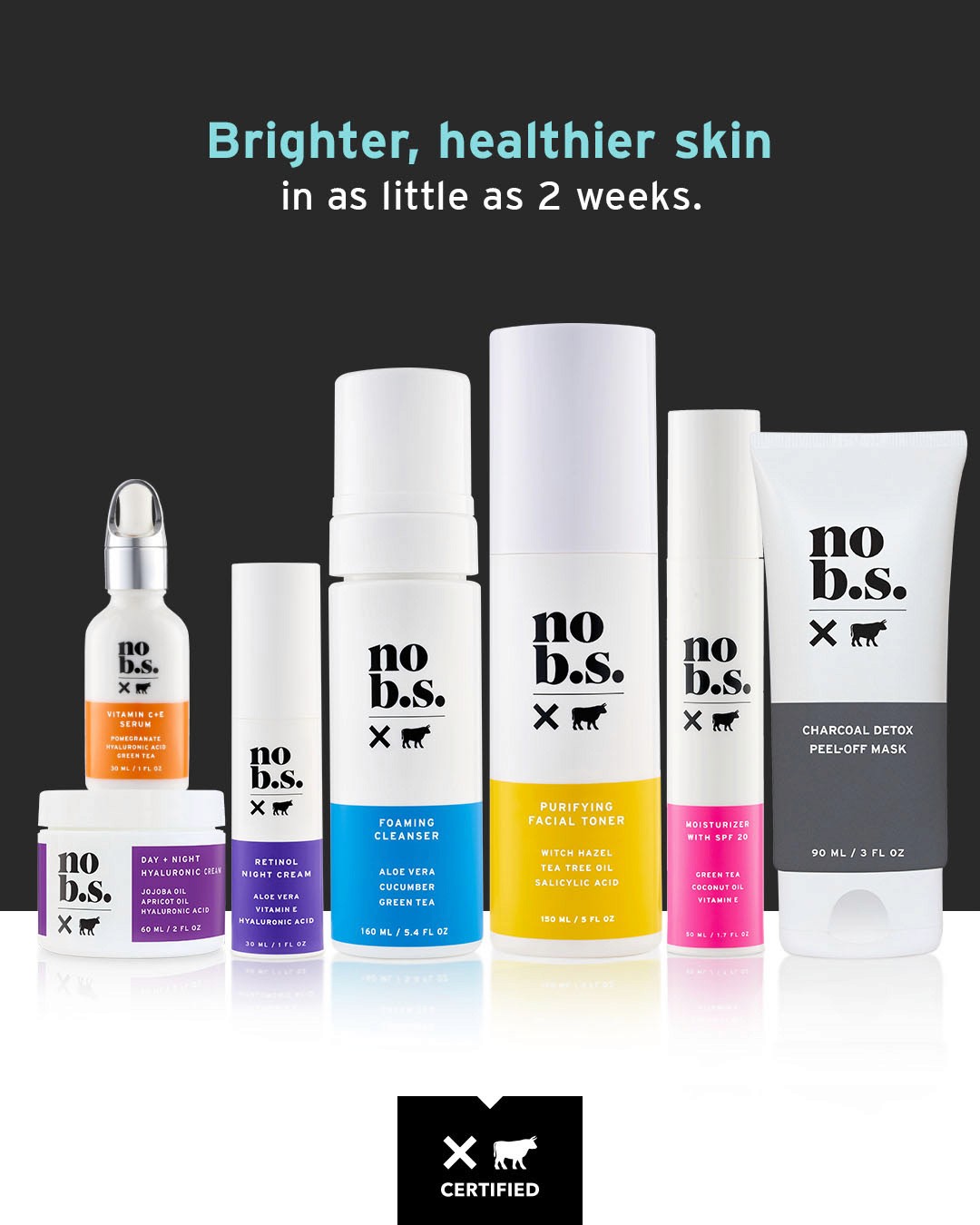 An image of an ad with the entire product lineup.