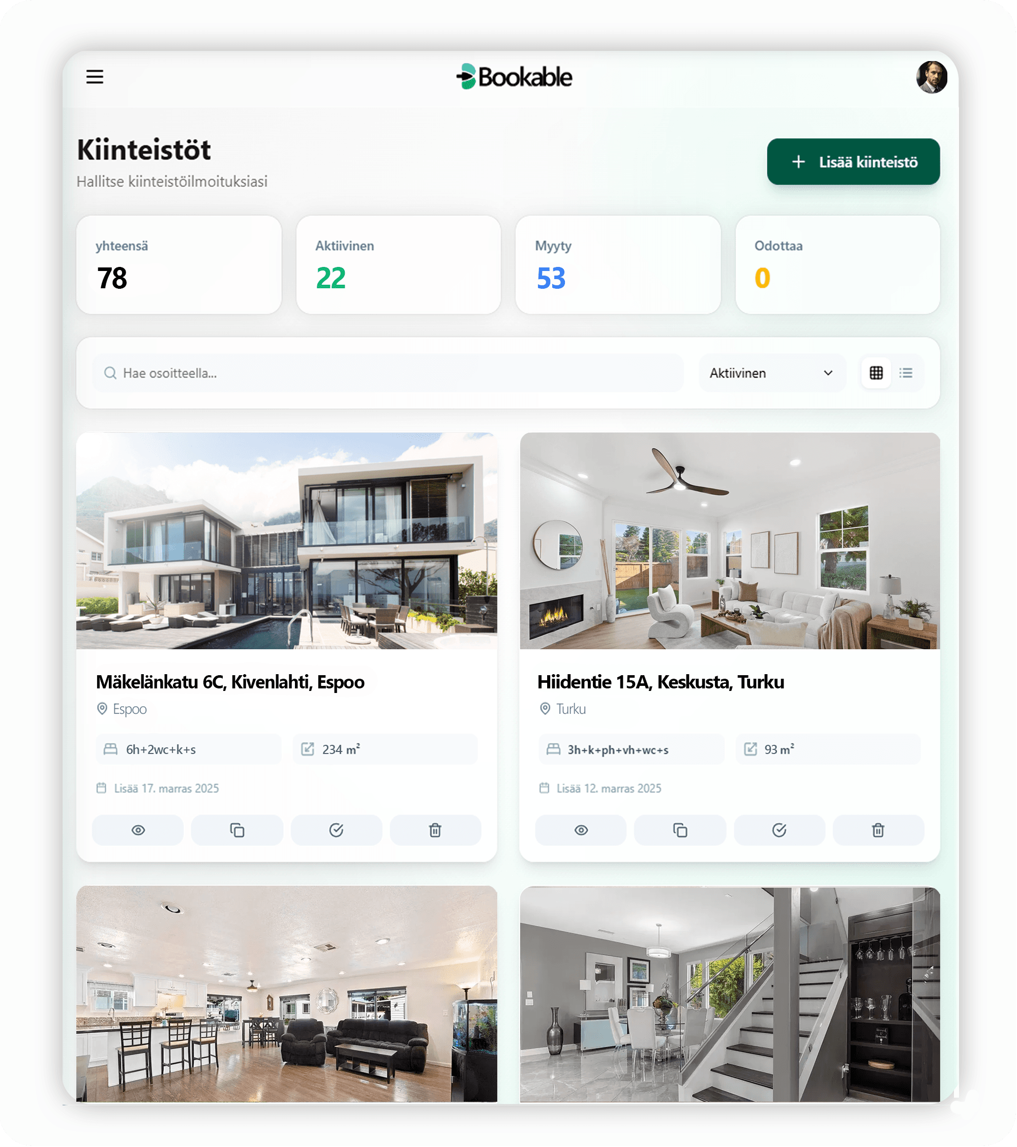 Produktiivinen kiinteistönvälittäjä
