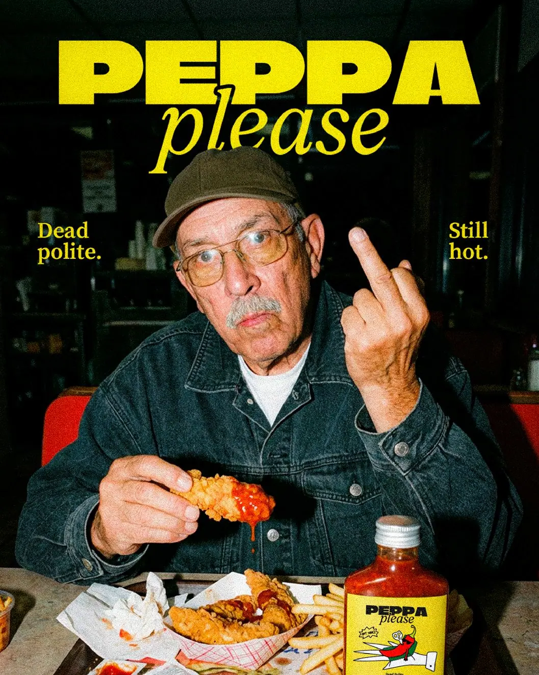 Peppa please packaging sauce piquante graphiste branding