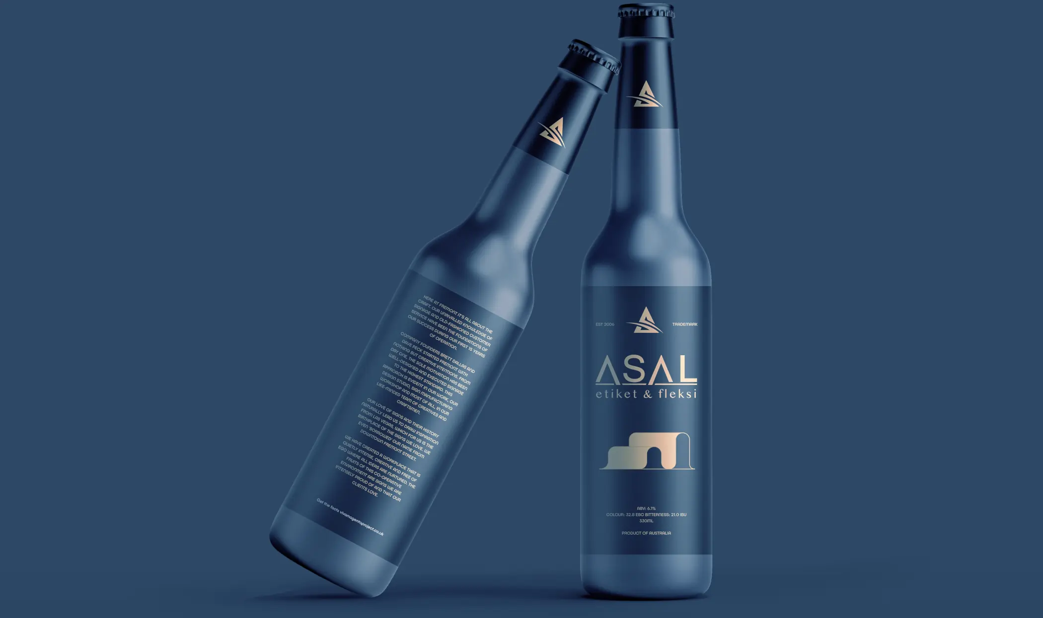 bira şişesi etiketi