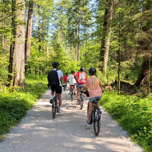 斯坦利公园家庭自行车游